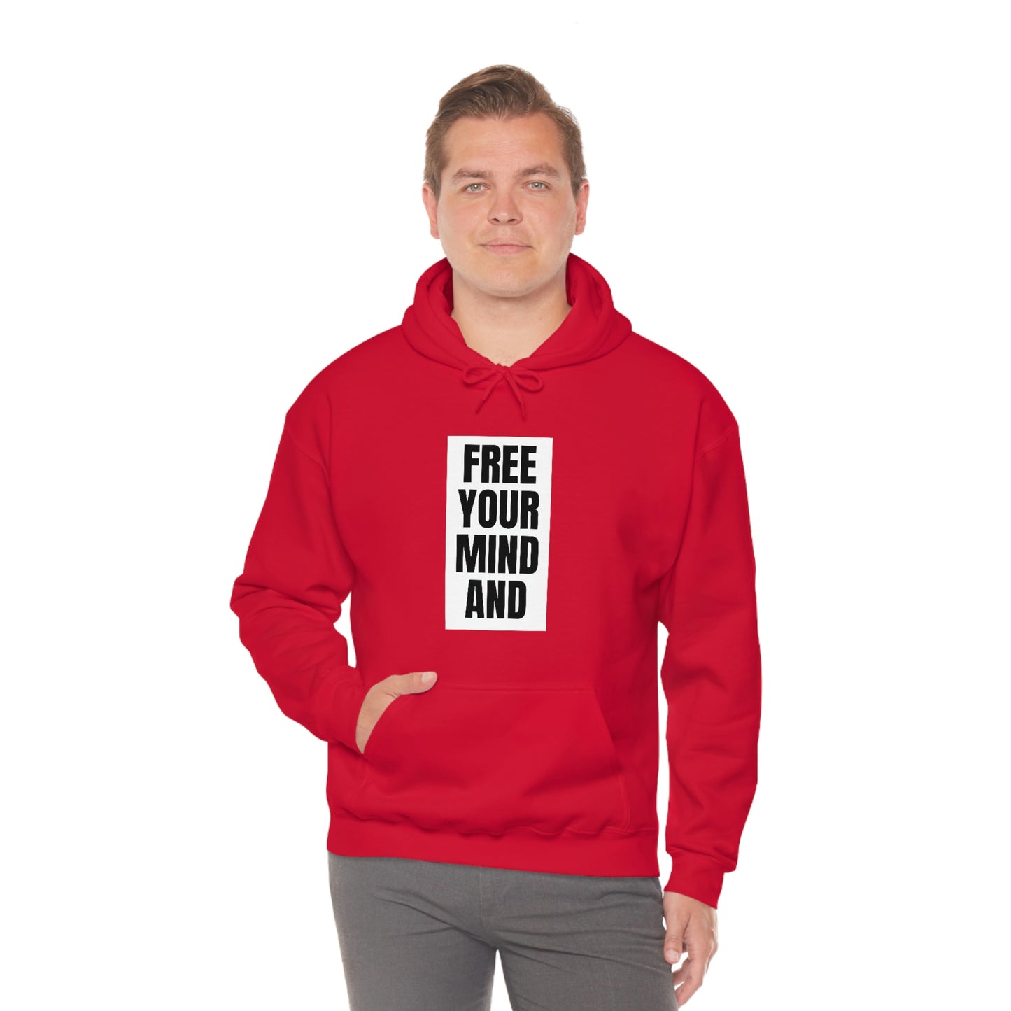 Free Your Mind And Your Ass Will Follow Blk Hoodie