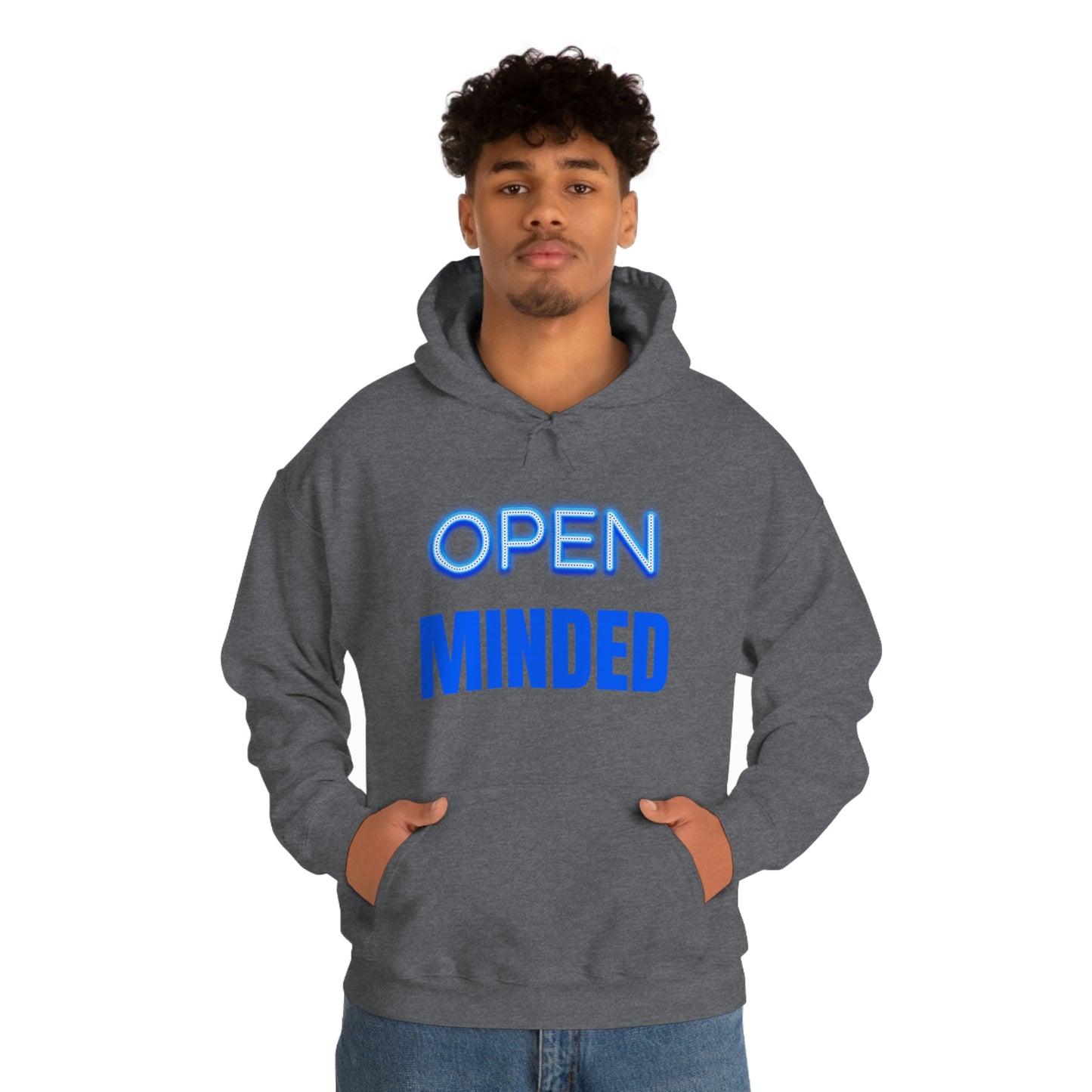 Open Minded Blue Hoodie