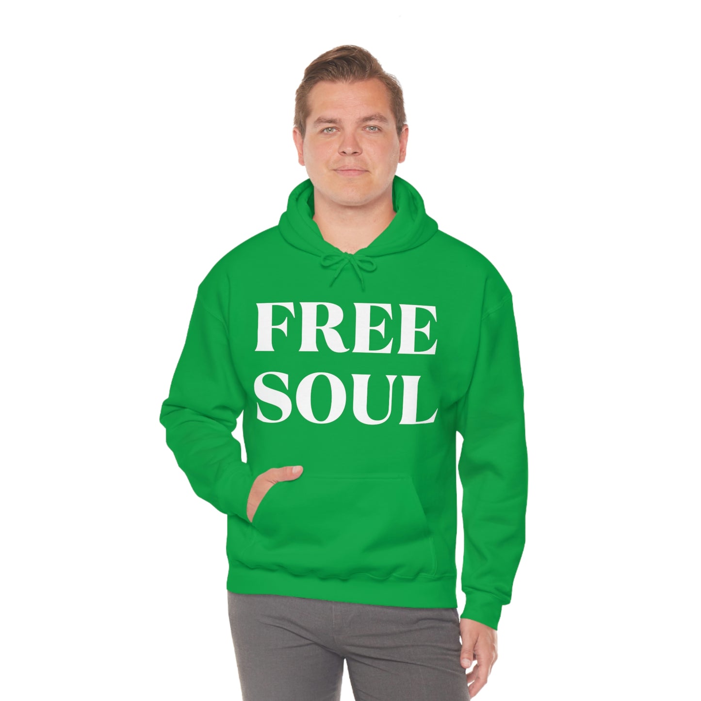 Free Soul Wht Hoodie