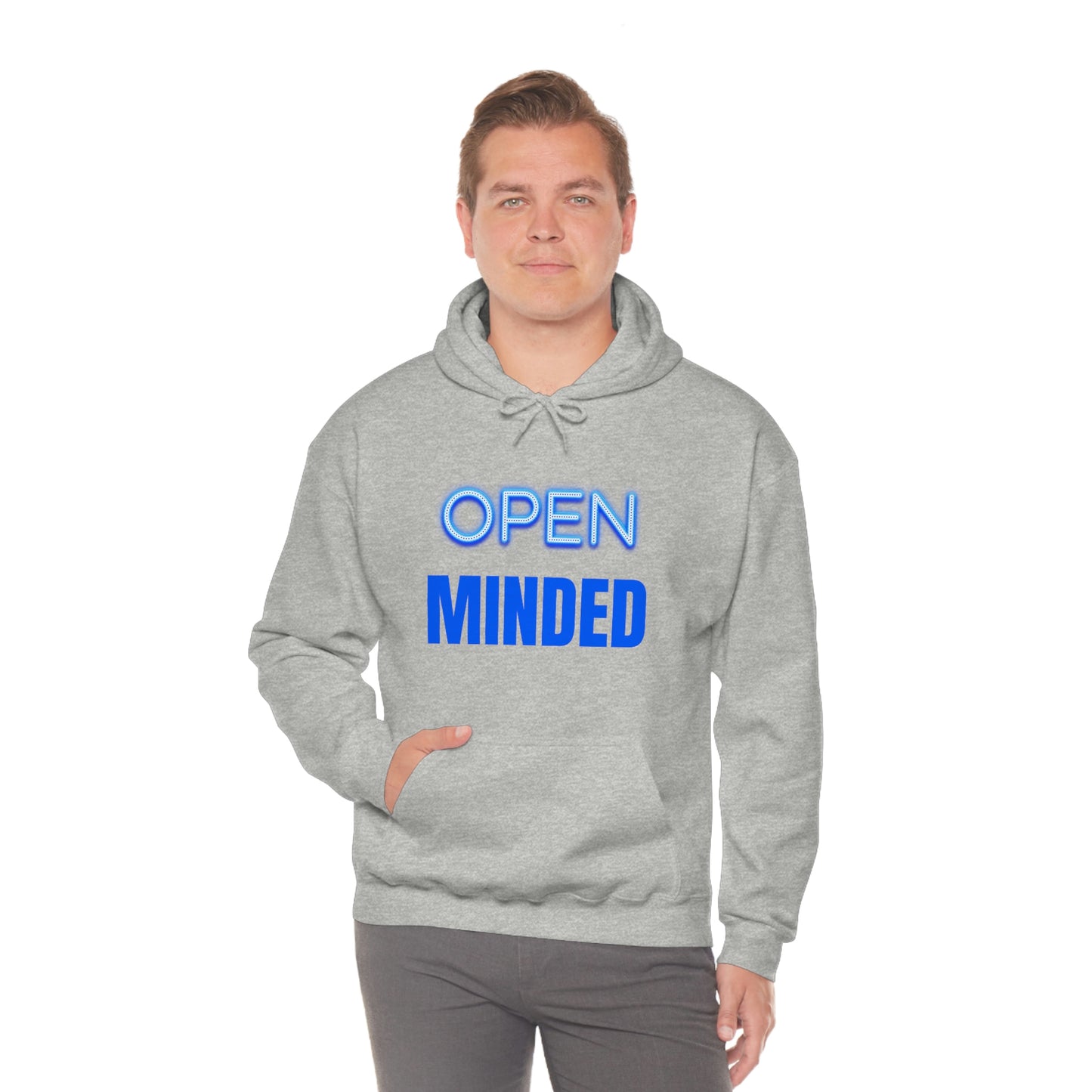 Open Minded Blue Hoodie