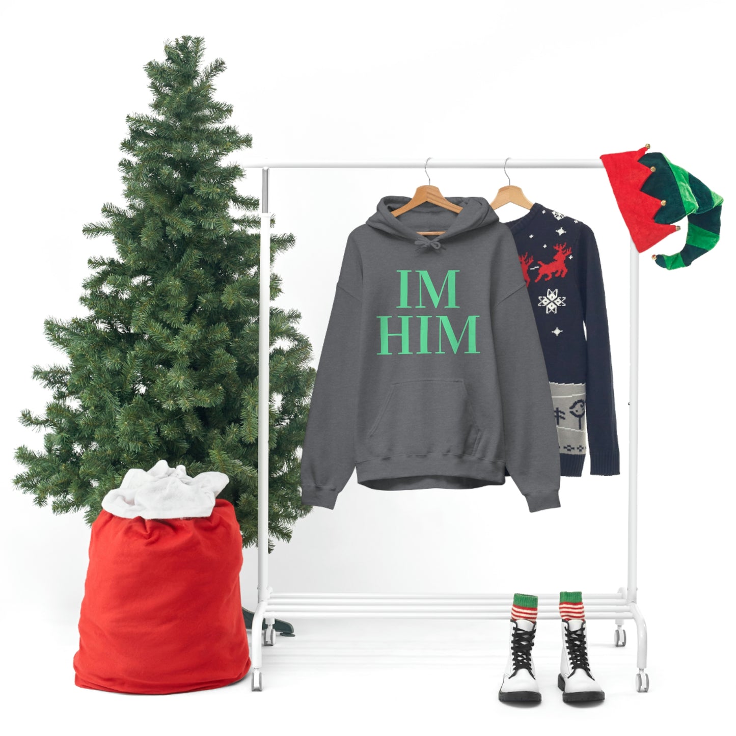 Im Him Mint Hoodie