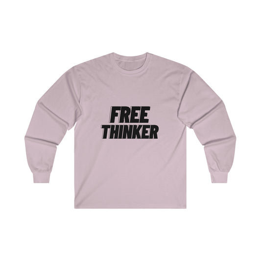 Free Thinker Blk Long Sleeve Tee