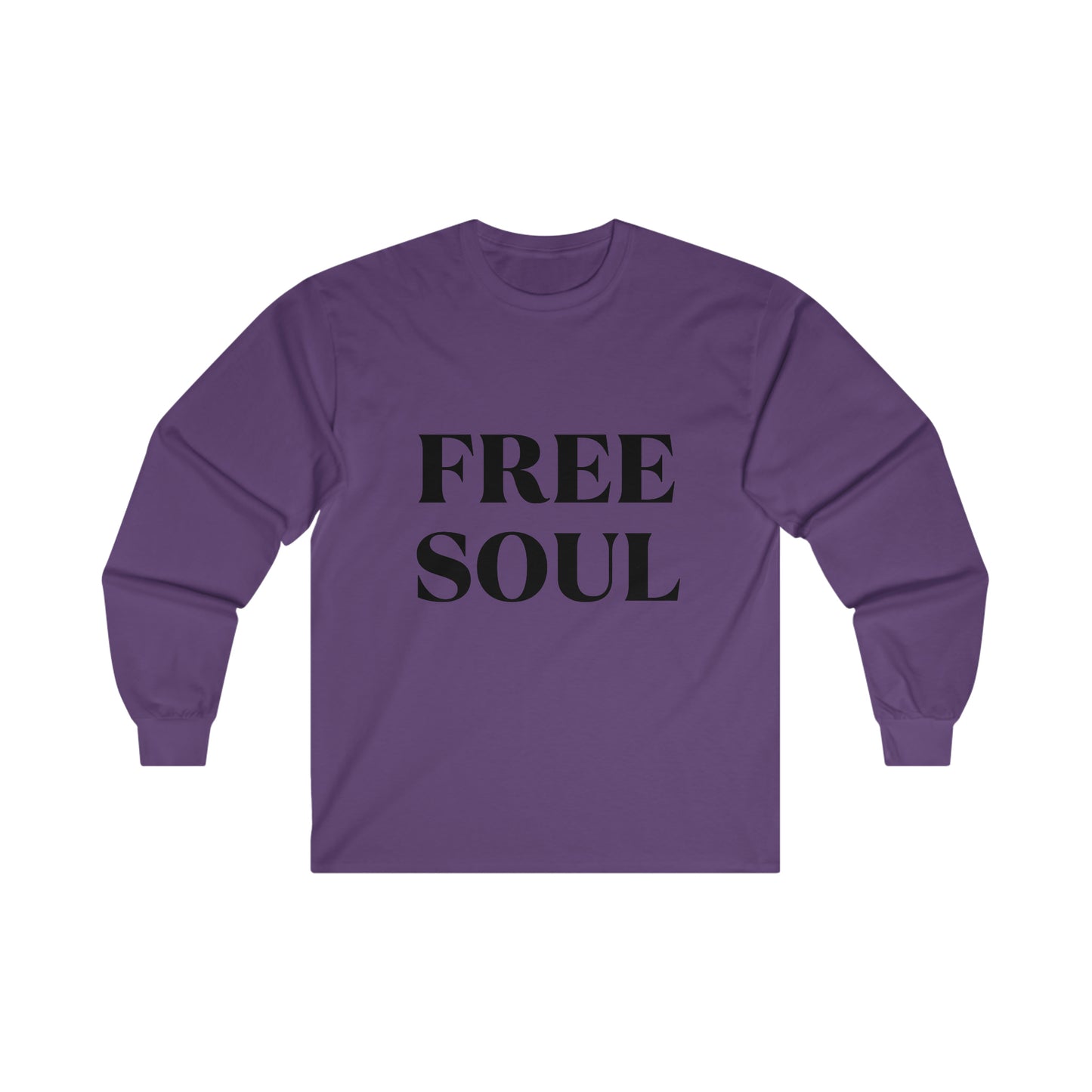 Free Soul Blk Long Sleeve Tee