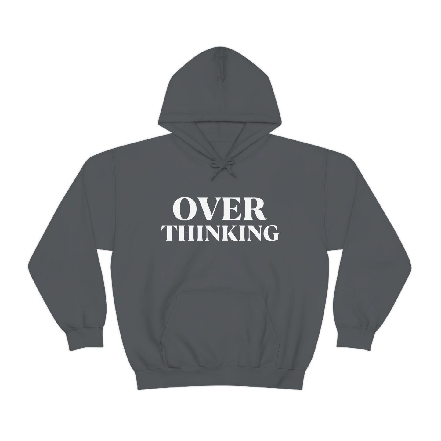 Over Thinking White Hoodie