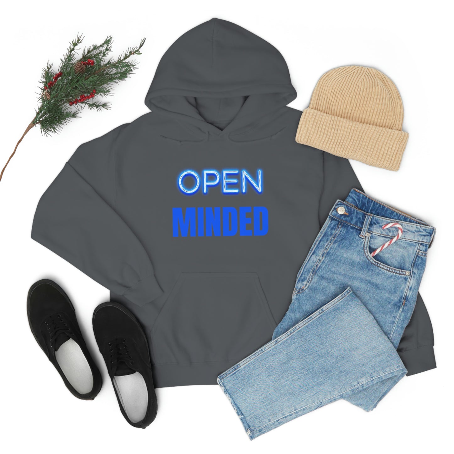 Open Minded Blue Hoodie