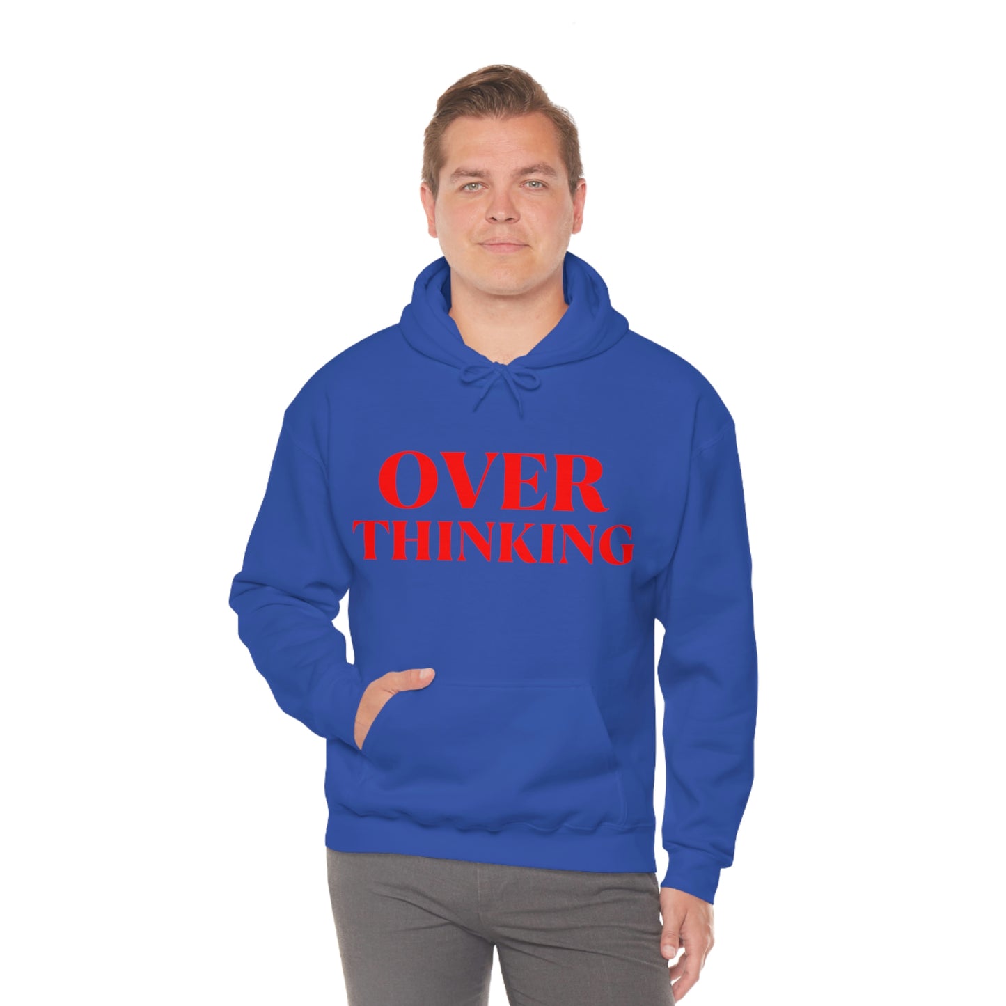 Over Thinking Red Hoodie