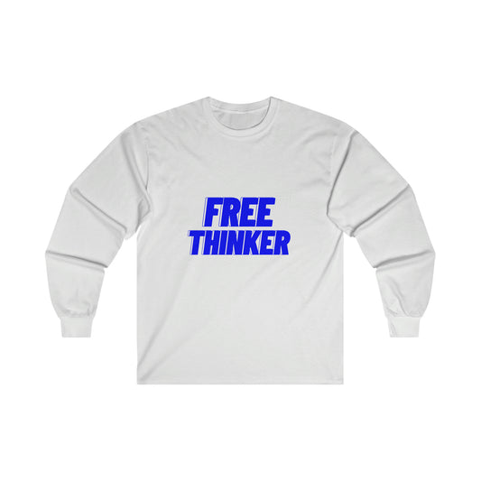 Free Thinker Blu Long Sleeve Tee