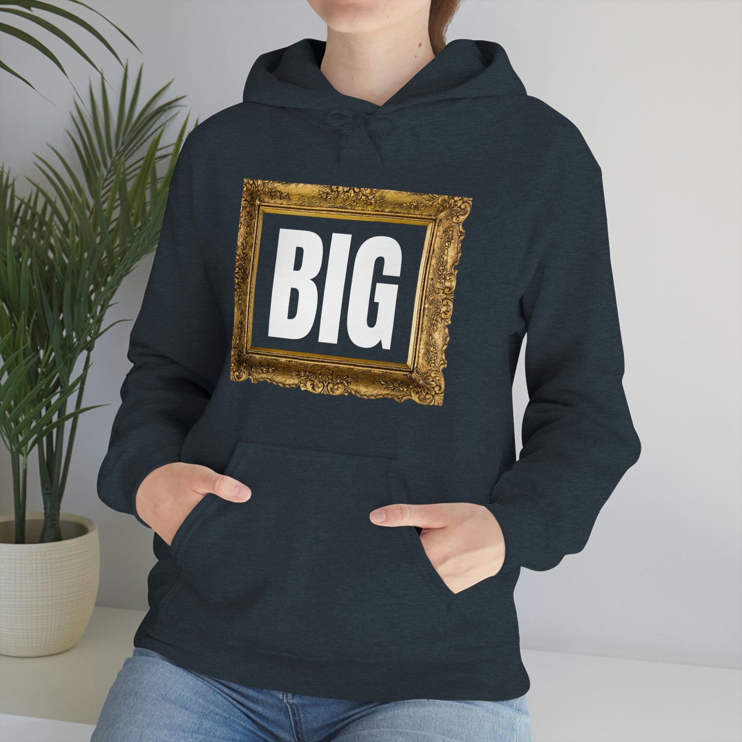 Big Picture Wht Hoodie