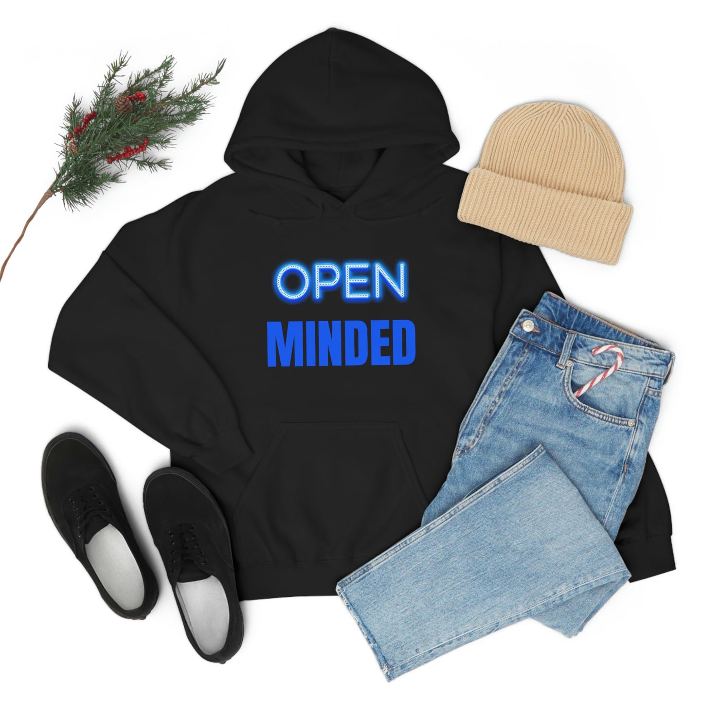 Open Minded Blue Hoodie