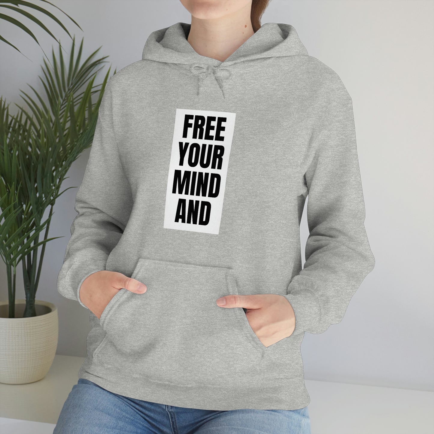 Free Your Mind And Your Ass Will Follow Blk Hoodie