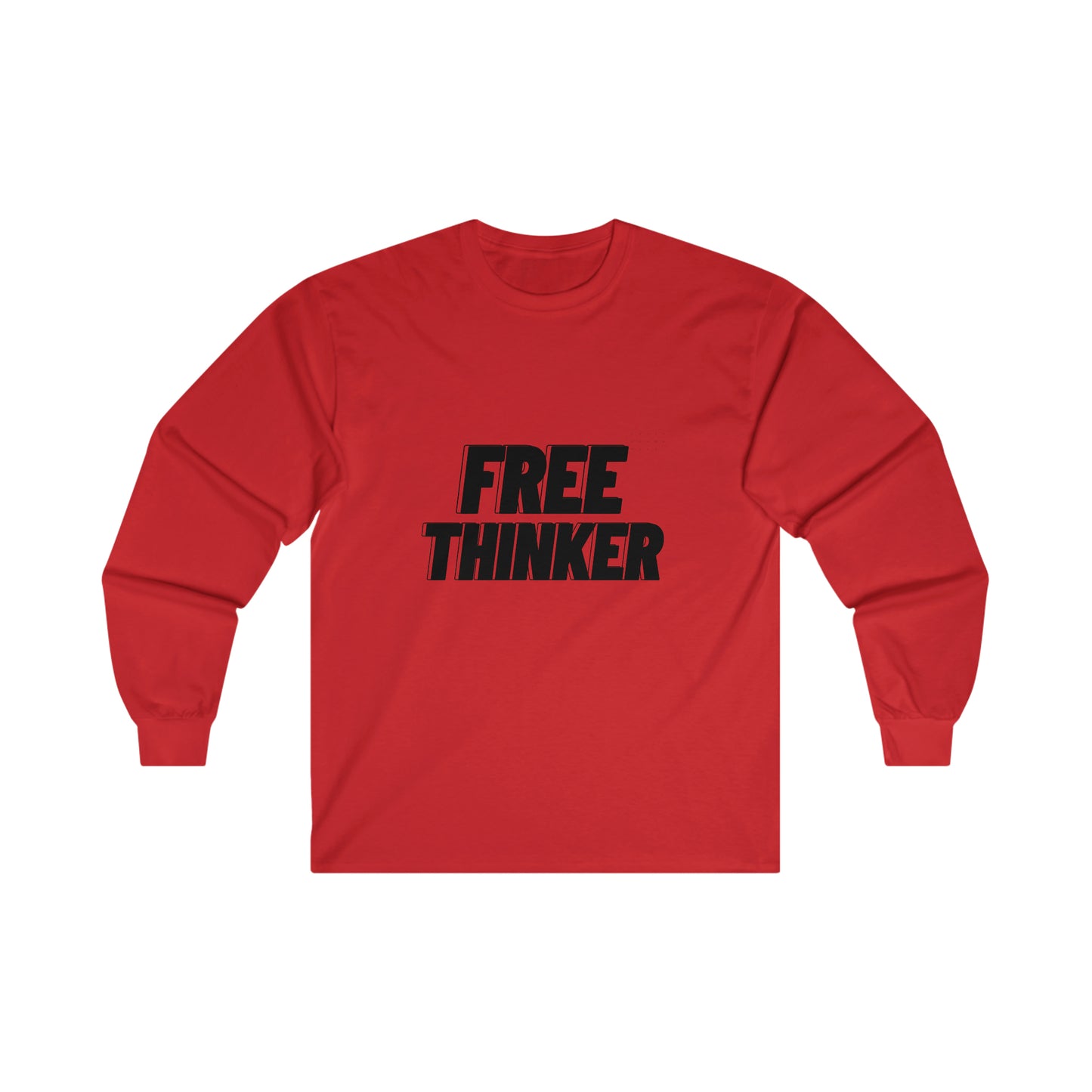 Free Thinker Blk Long Sleeve Tee