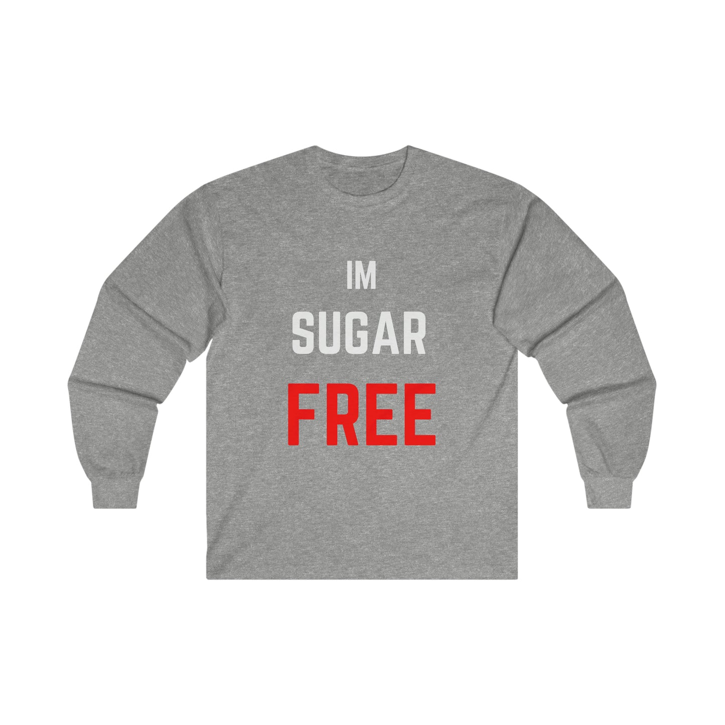 Im Sugar Free Red Long Sleeve Tee