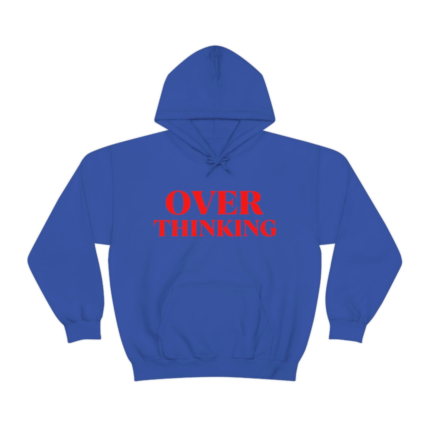 Over Thinking Red Hoodie