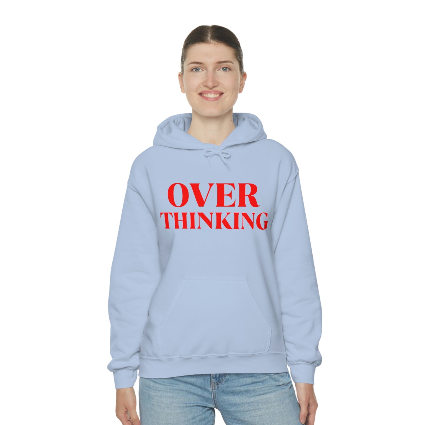 Over Thinking Red Hoodie