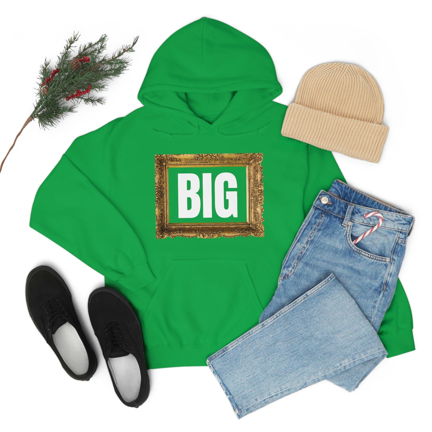 Big Picture Wht Hoodie