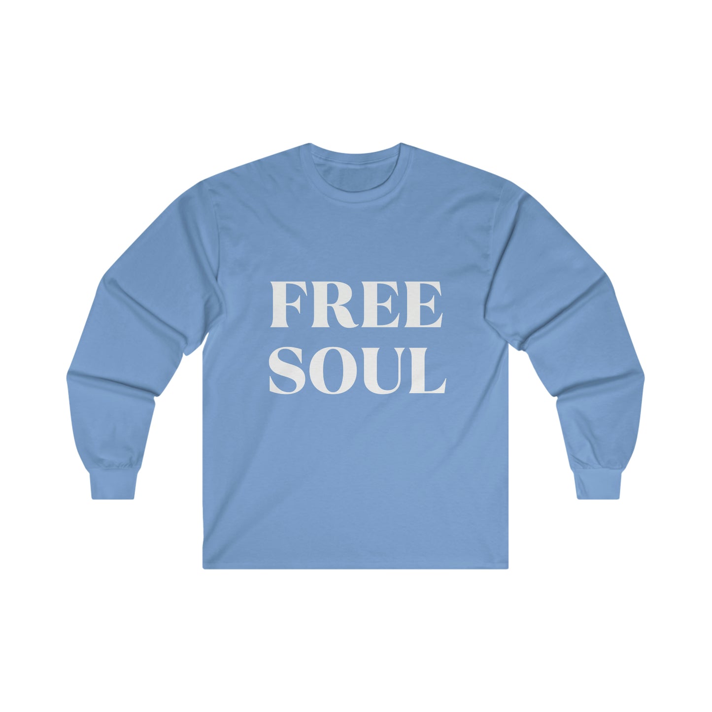 Free Soul Wht Long Sleeve Tee