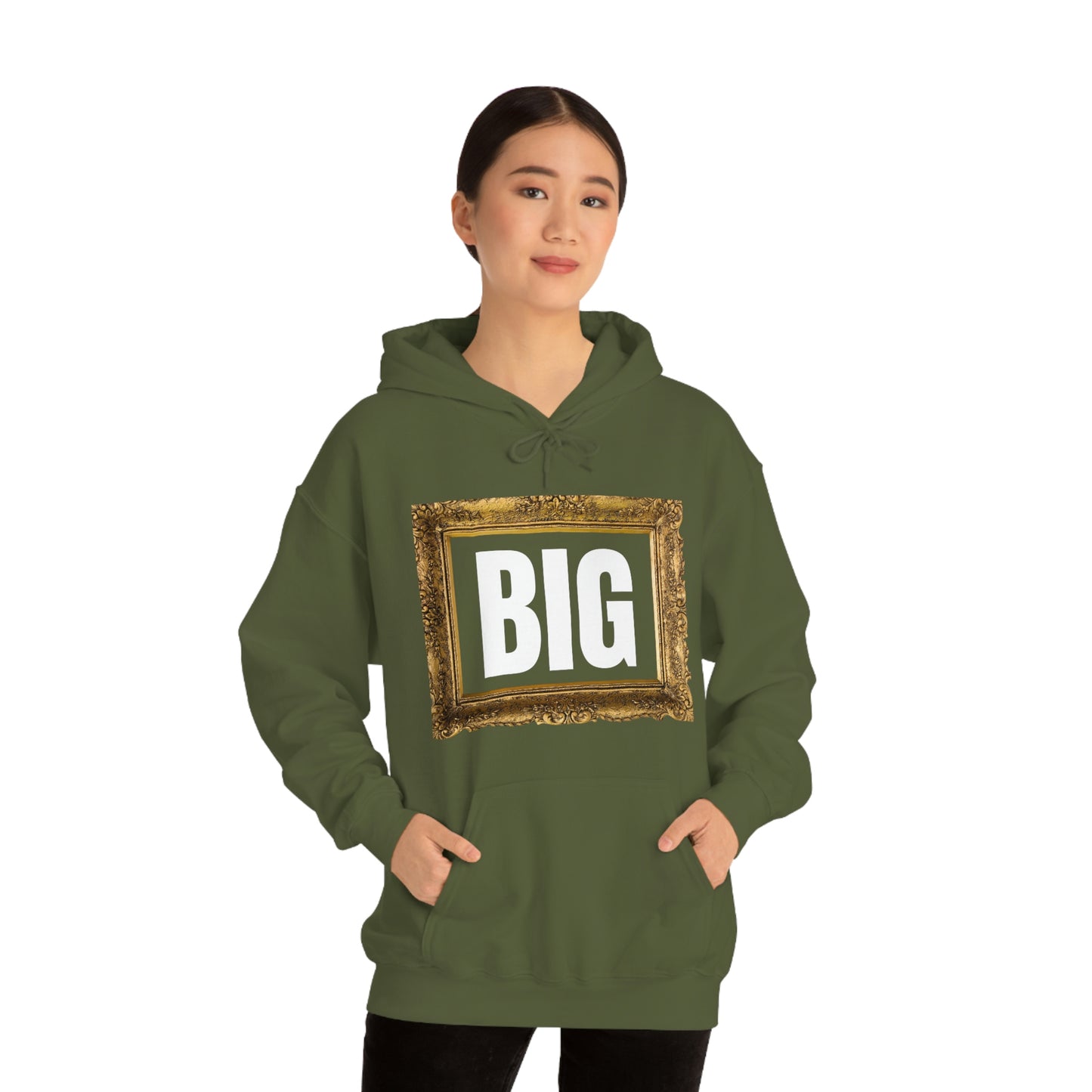 Big Picture Wht Hoodie