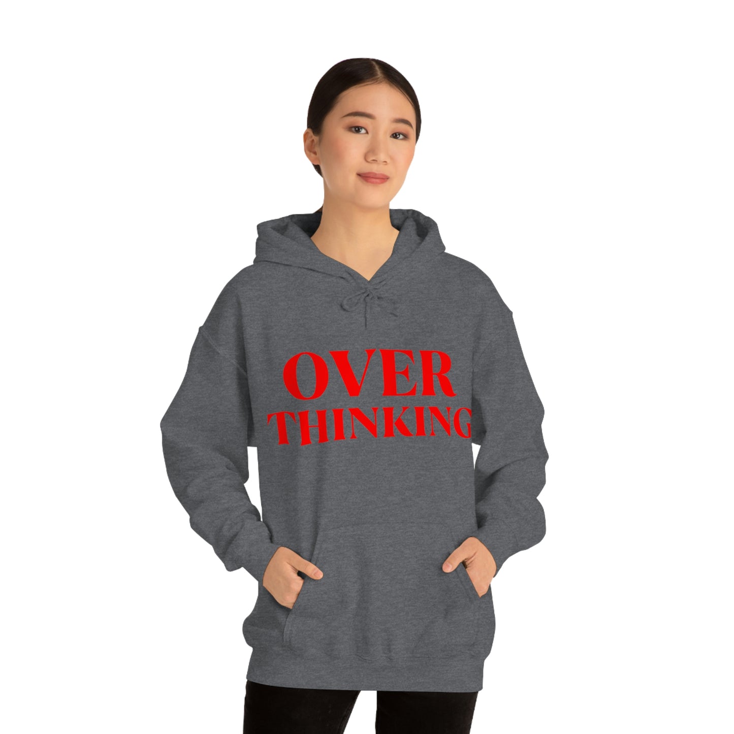 Over Thinking Red Hoodie