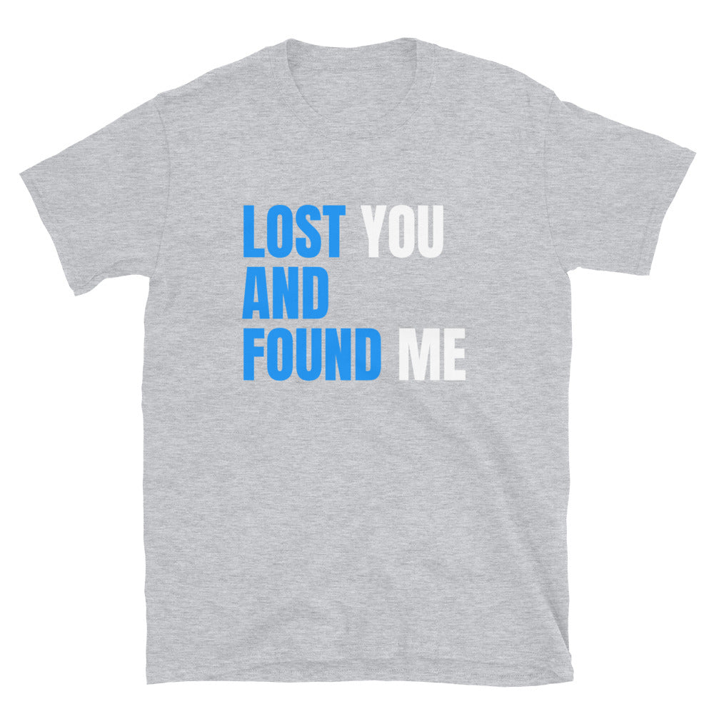 Relationship Lost and Found BLU T-Shirt