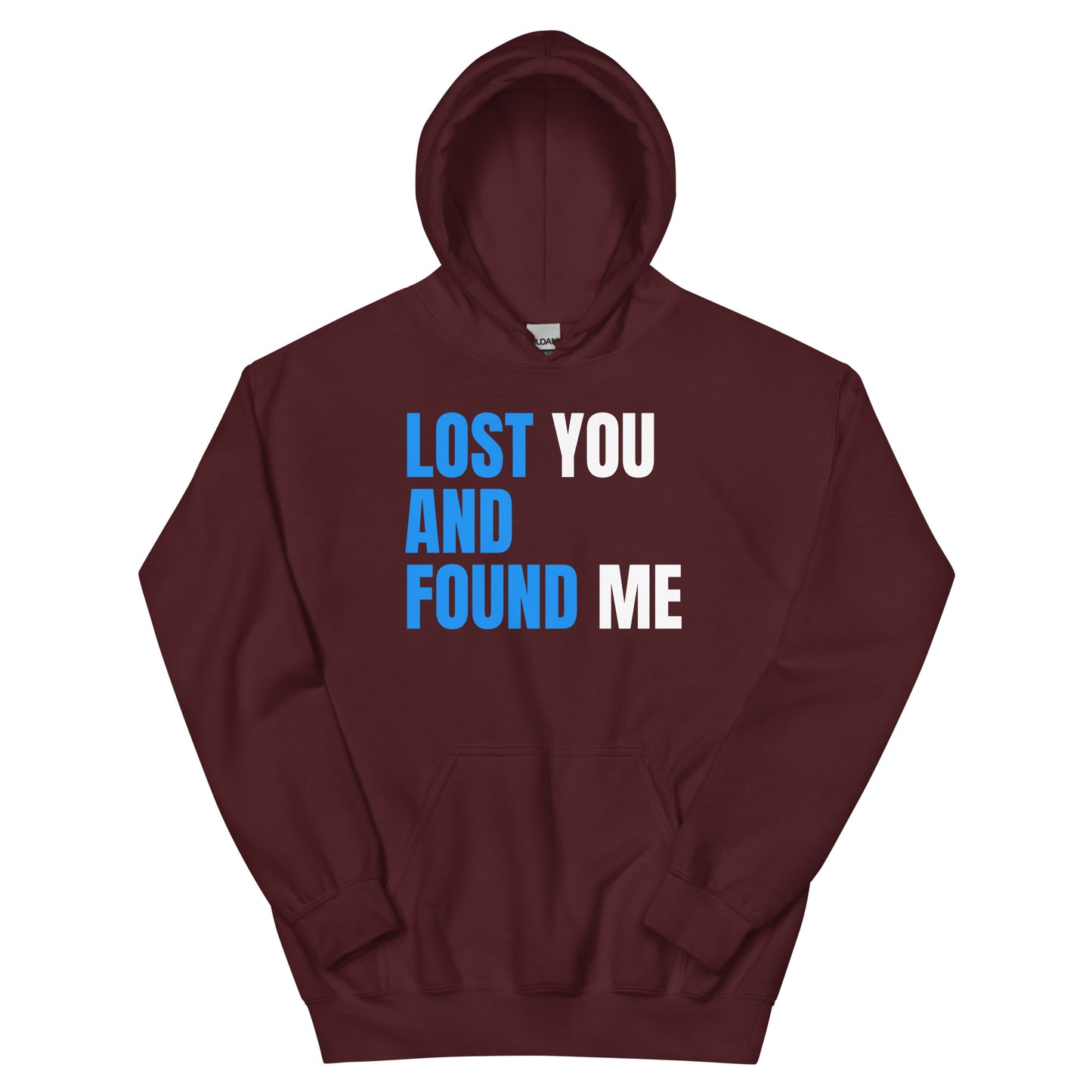 Relationship Lost and Found BLU Hoodie