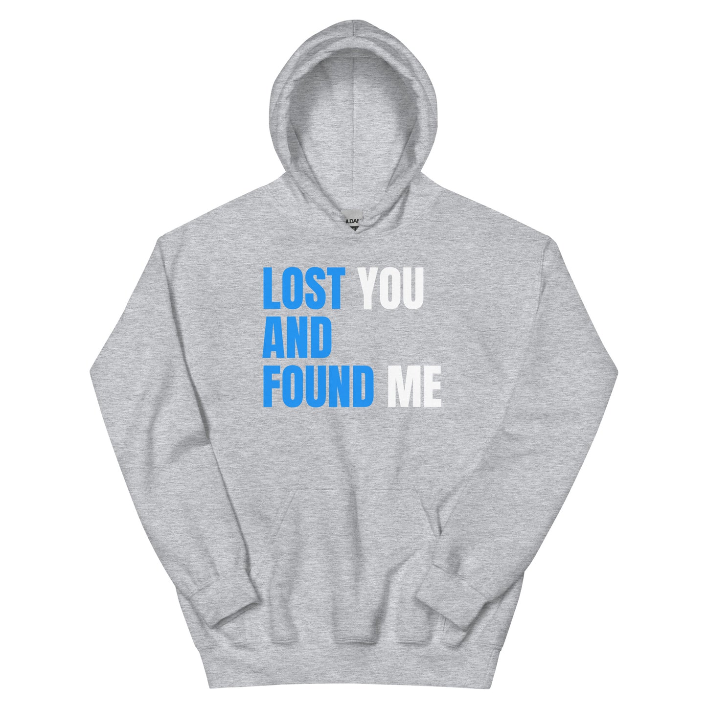 Relationship Lost and Found BLU Hoodie